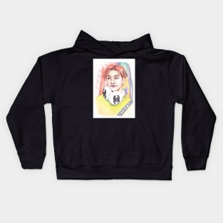 Stray Kids Chan Watercolour Painting Kids Hoodie